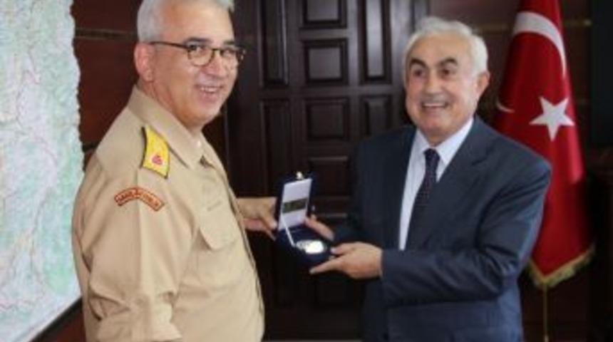 Sahil G&uuml;venlik Komutanı T&uuml;mamiral Serdar D&uuml;lger'den Ziyaret