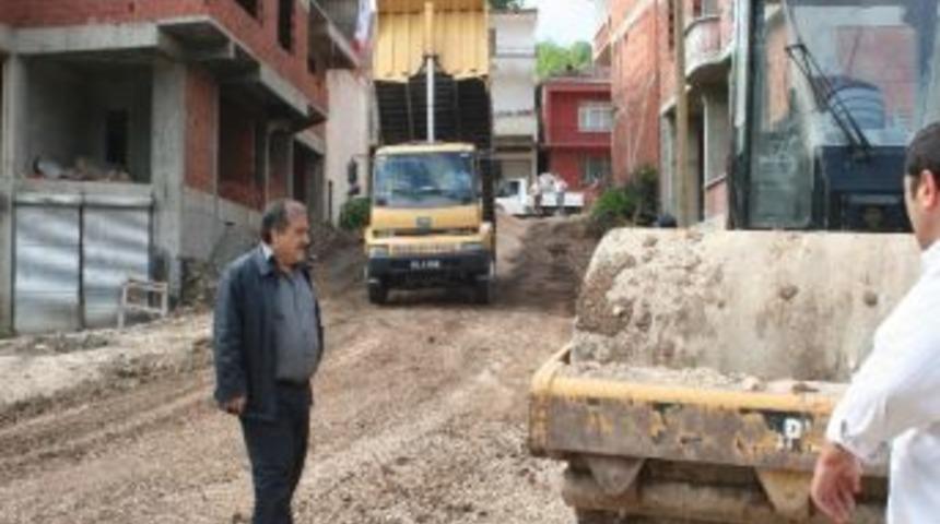 Kumru Belediyesi Beton Yol Yapımına Başladı