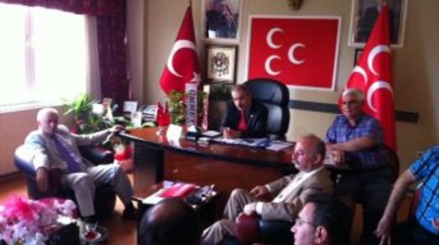 Aydın Baro Başkanı Germen&rsquo;den Mhp İl Başkanı K&ouml;se&rsquo;ye Ziyaret