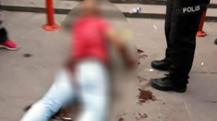 Ankara Demetevler'de dehşet görüntüler! Kızını taciz ettiği iddia edilen adamı sokak ortasında hadım etti