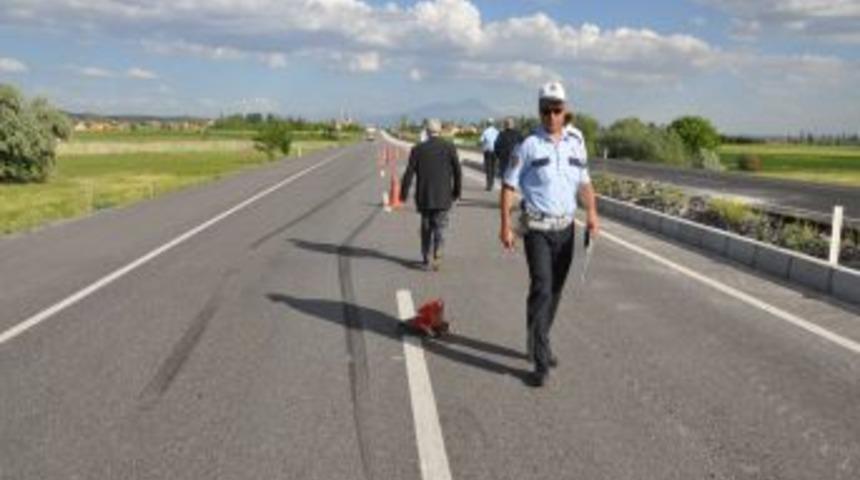Aksaray Valisinin Uğurlama Konvoyunda Kaza