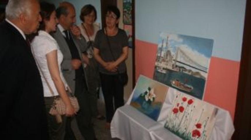 Filyos&rsquo;ta &Ouml;ğretmen Ve &Ouml;ğrencilerden Resim Sergisi