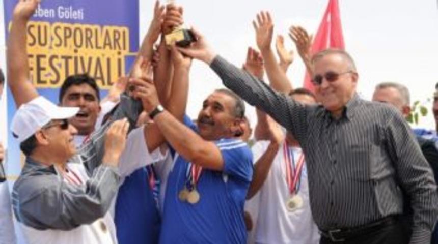 Denizi Olmayan Gaziantep&rsquo;te Su Sporları Yarışı Yapıldı