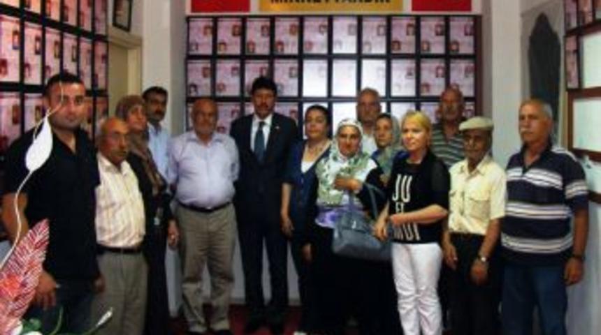 İzgioğlu&rsquo;ndan ilk ziyaret şehit ailelerine!