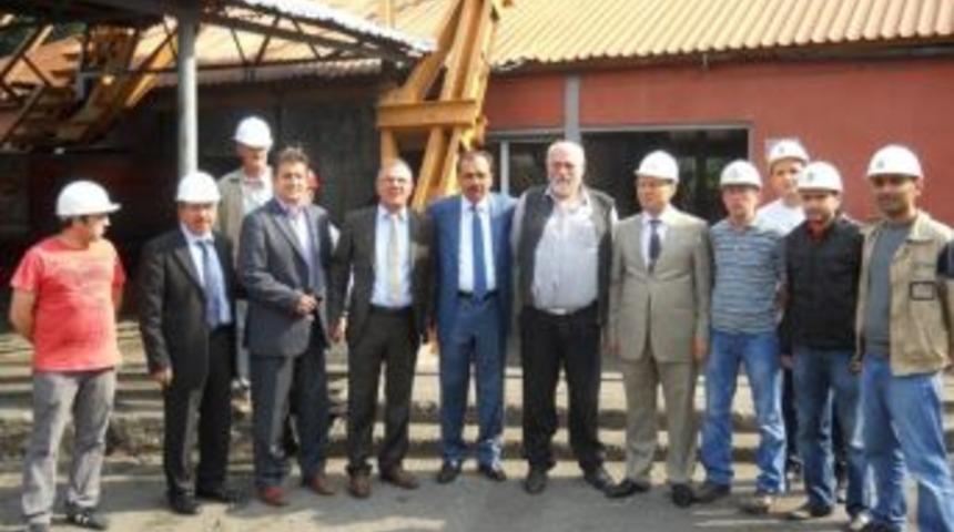 Bakan Yardımcısı K&ouml;m&uuml;r Tesislerini İnceledi