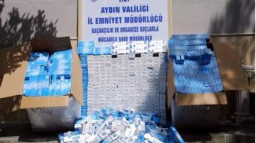 Aydın&rsquo;da 22 Bin 500 Paket Ka&ccedil;ak Sigara Ele Ge&ccedil;irildi