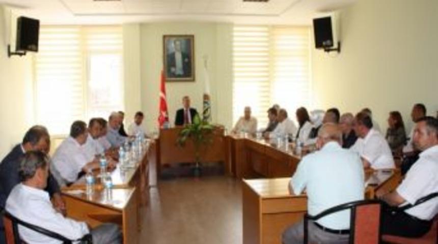 Tekirdağ Akp İl Y&ouml;netim Kurulu Başkanı Ahmet Kambur Ve Y&ouml;netim Kurulu &Uuml;yeleri Başkan Kaya&rsquo; Yı Ziyaret Etti