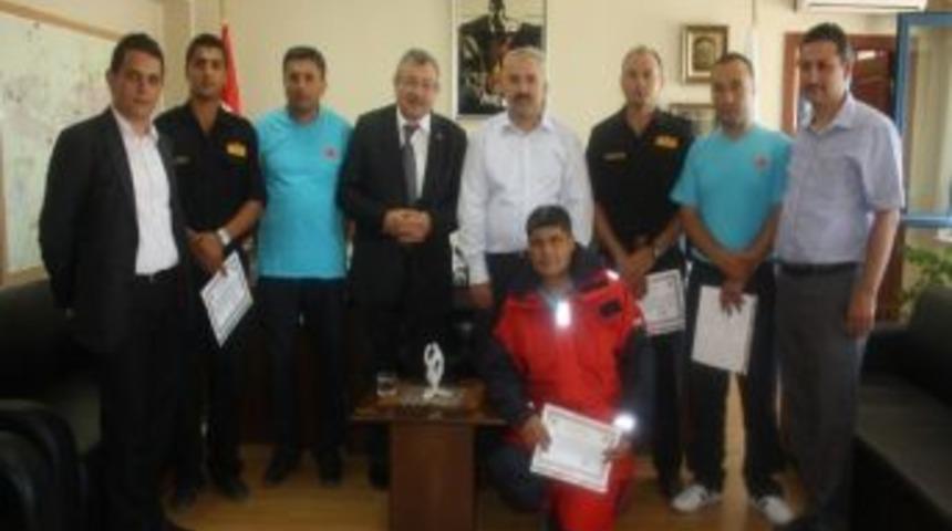 &Ccedil;aycuma Belediye Başkanı Mithat G&uuml;lşen&rsquo;den Ankara B&uuml;y&uuml;kşehir İtfaiyesine Teşekk&uuml;r Belgesi