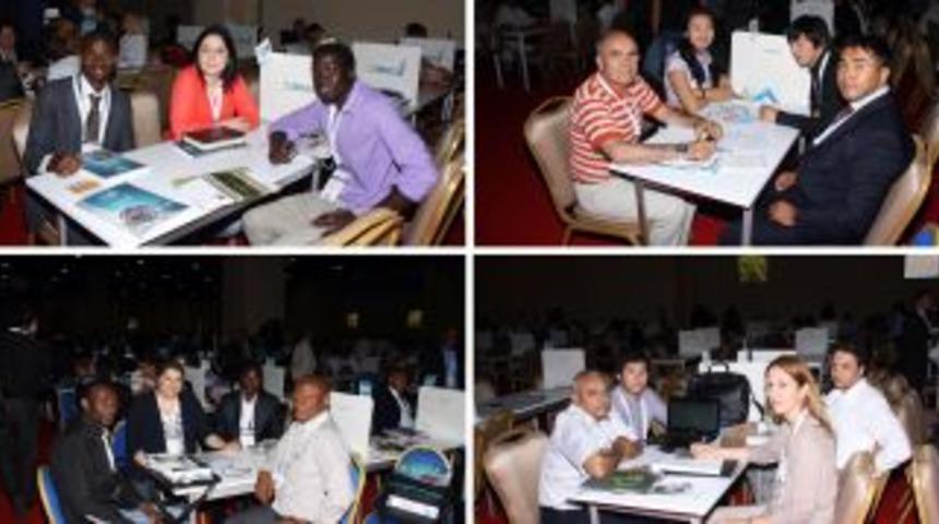 Yabancı işadamlarıyla g&ouml;r&uuml;şt&uuml;ler