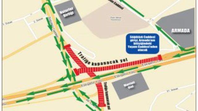 Metro Çalışması Nedeniyle Bazı Yollar Trafiğe Kapanacak