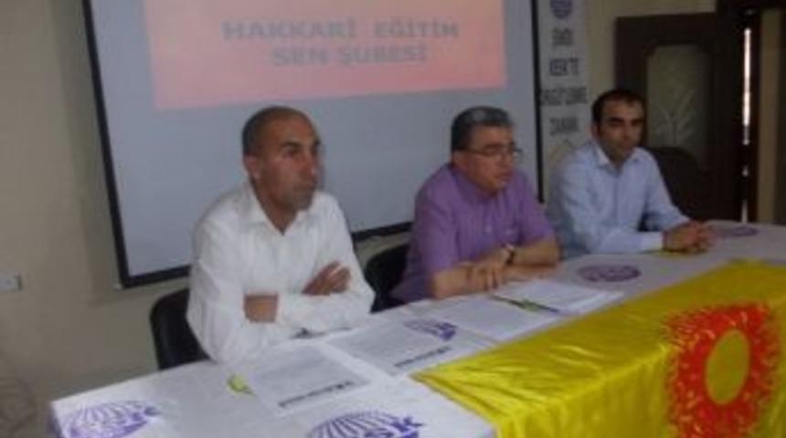 Eğitim-sen Hakkari Şubesi'den Uludere Olayına Kınama