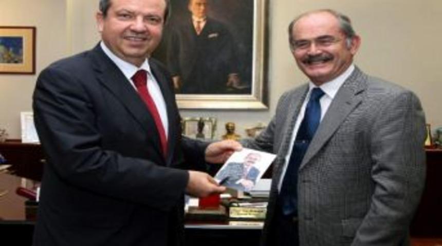 Kktc Maliye Bakanı B&uuml;y&uuml;kerşen'i Ziyaret Etti