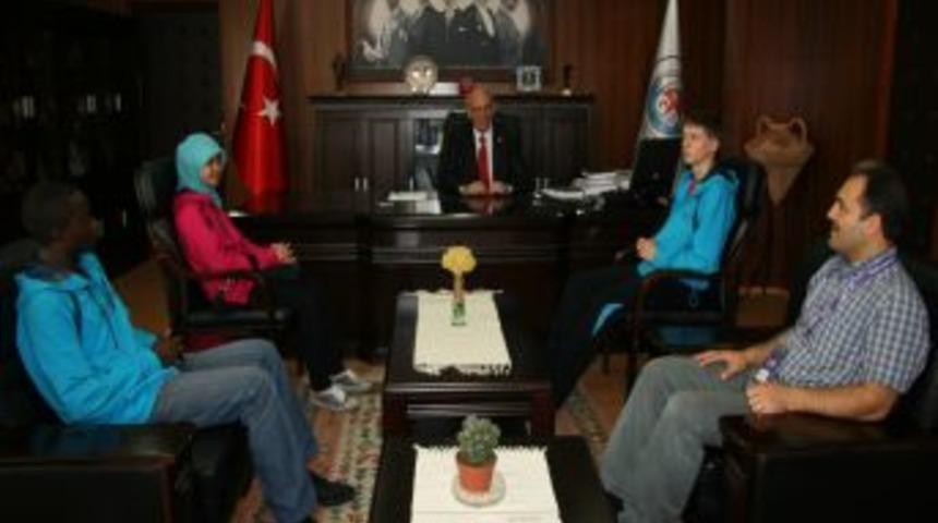 Olimpiyat &Ouml;ğrencileri Ereğli&rsquo;de Ziyaretlerde Bulundu