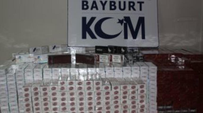 Bayburt&rsquo;ta 25 Bin Paket Ka&ccedil;ak Sigara Ele Ge&ccedil;irildi