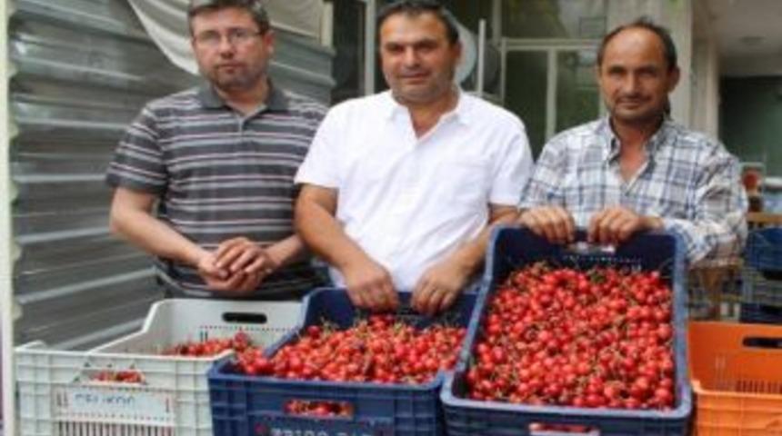 Selendi'den Avrupa&rsquo;ya Kiraz İhracatı