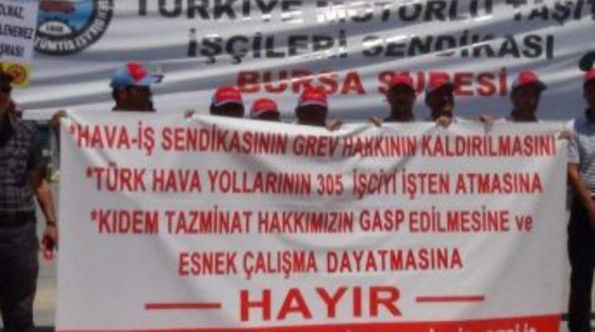 T&uuml;rk Hava Yolları İş&ccedil;ilerine Bursa'dan Destek
