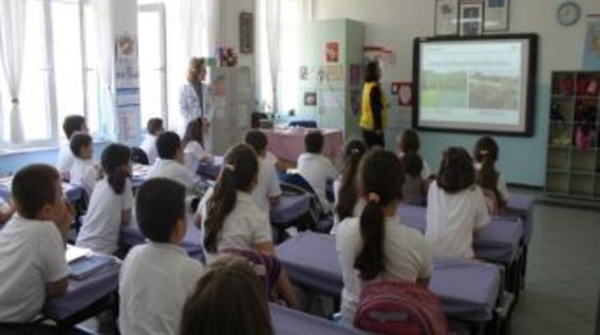 Tema &Ccedil;orlu Temsilciliğinden &Ouml;ğrencilere Erozyon Ve K&uuml;resel Isınma Eğitimi