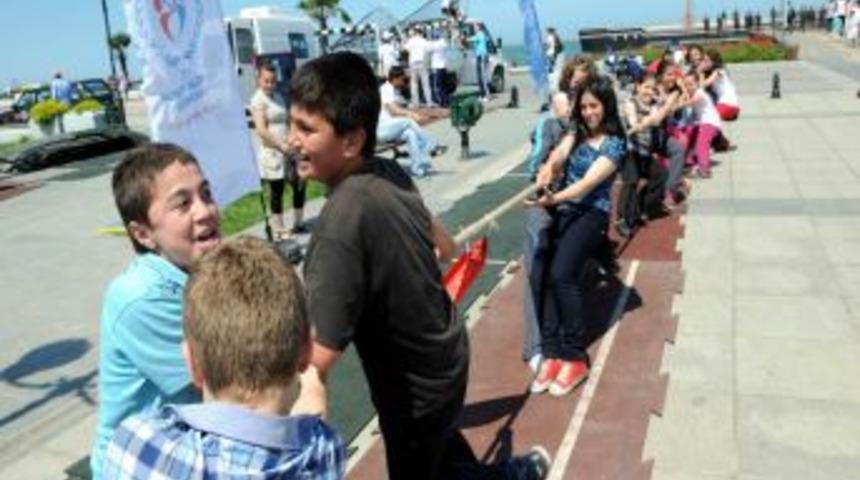 'Olimpik G&uuml;n' Etkinlikleri Samsun'da Şenlik Havasında Kutlandı