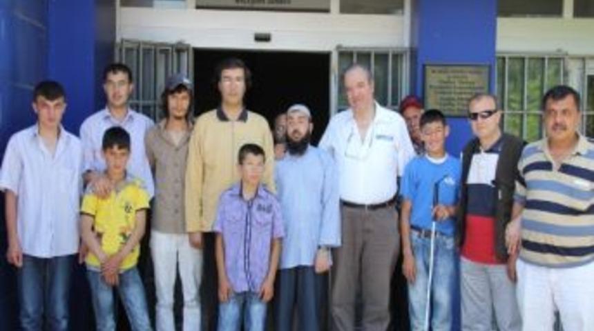 G&ouml;rme Engelliler Sages &Ccedil;atısı Altında Spor Yapacak