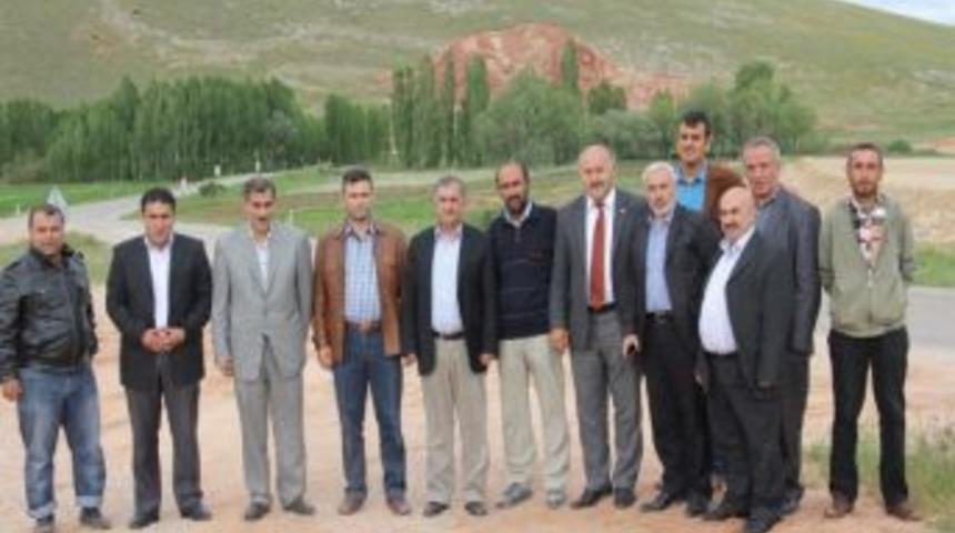 Demir&ouml;z&uuml; Barajı &Ccedil;alışmalarını Yerinde İncelediler