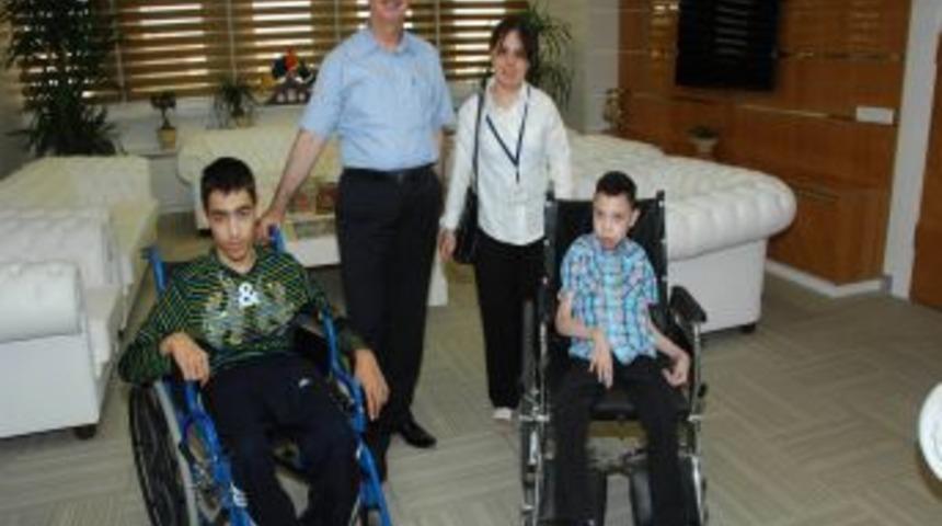 Spastik &Ouml;z&uuml;rl&uuml;ler Derneğinden Başkan Keskin'e Ziyaret