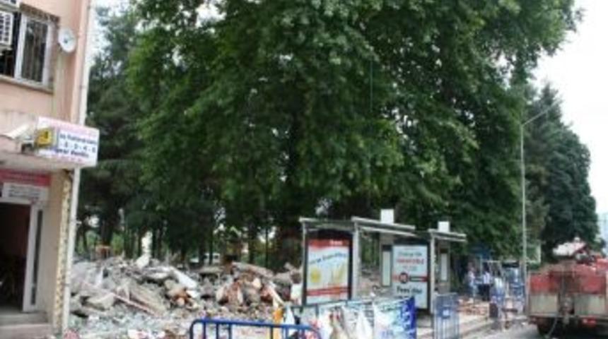&Ccedil;arşamba'da İş Yeri Yıkımı