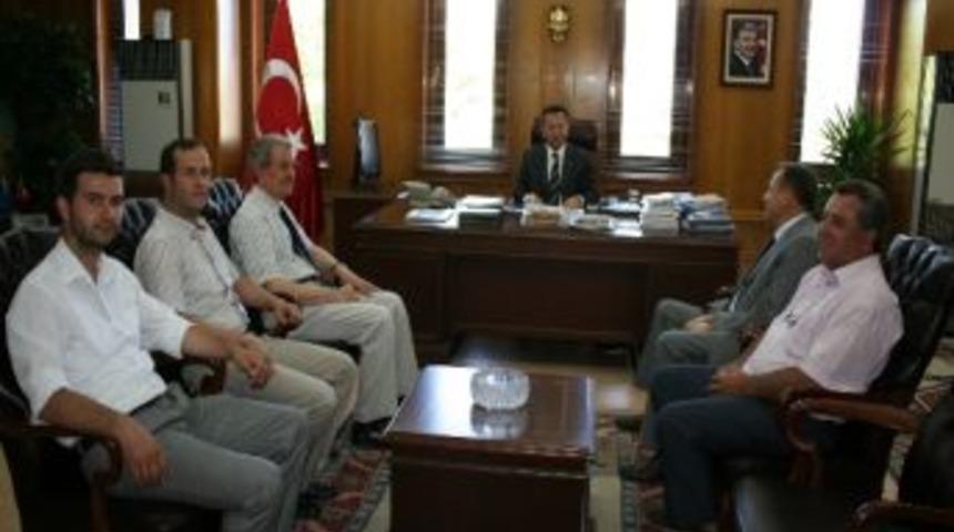 Balkan T&uuml;rklerinden Vali Aksoy&rsquo;a Ziyaret