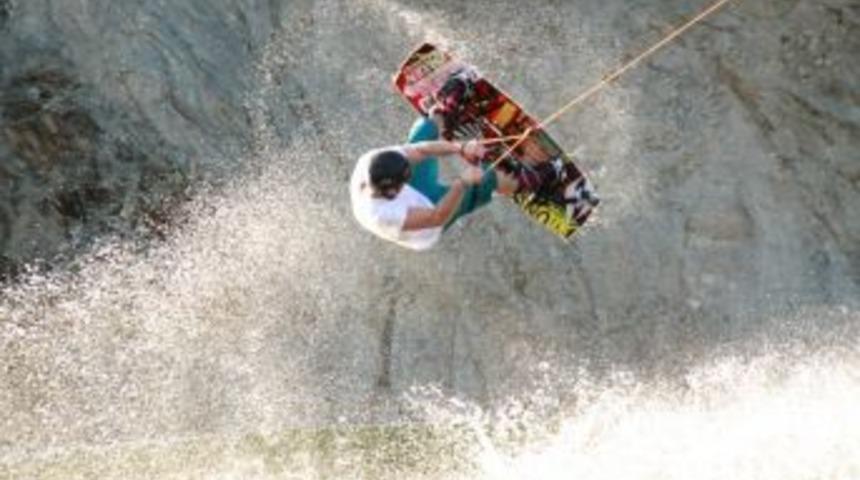Alanya'da cable park a&ccedil;ıldı