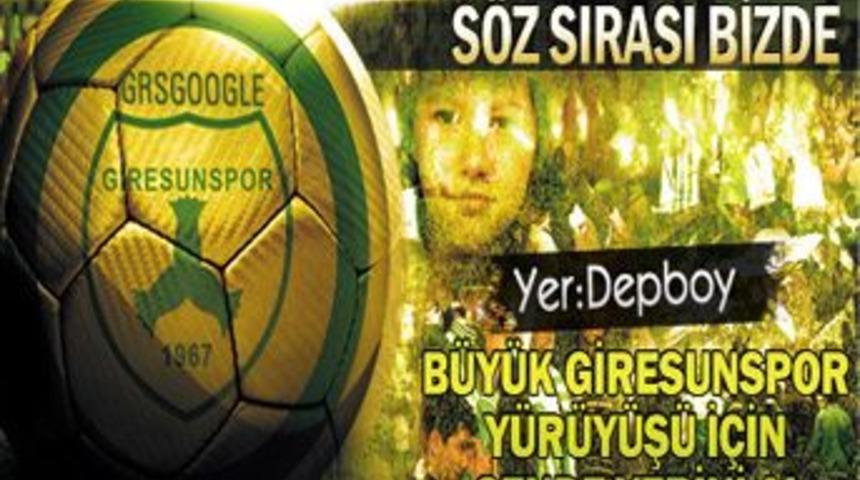 B&uuml;y&uuml;k Giresunspor y&uuml;r&uuml;y&uuml;ş&uuml;!