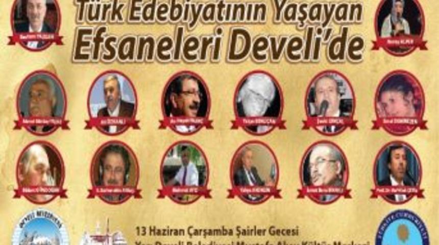 T&uuml;rk Edebiyatı&rsquo;nın Yaşayan Efsaneleri Develi&rsquo;de Buluşacak