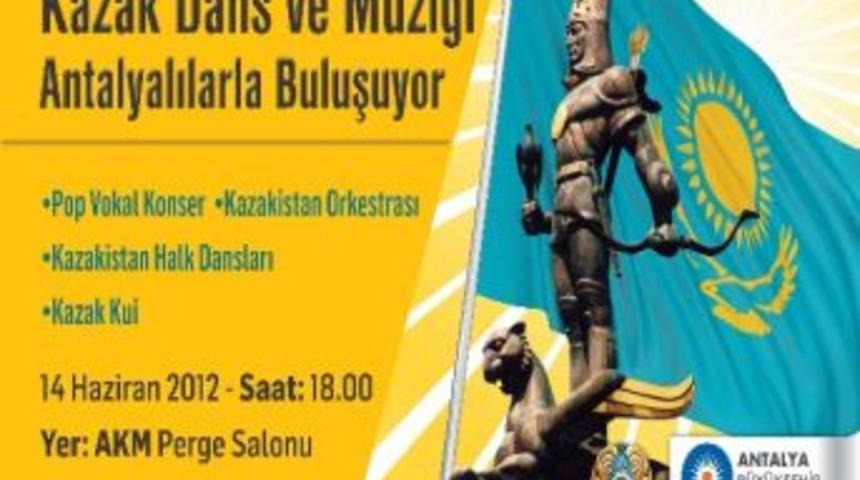 Kazak Dans Ve M&uuml;ziği Antalyalılarla Buluşuyor