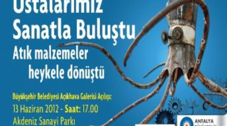 Atık Malzeme Heykelleri A&ccedil;ıkhava Galerisi A&ccedil;ılıyor