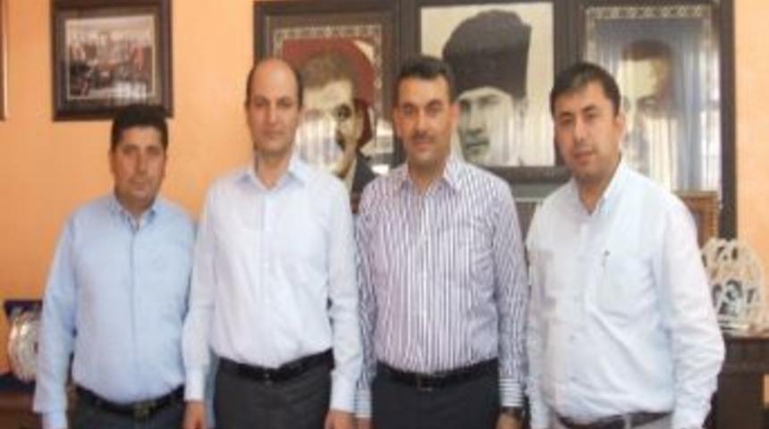 Aksaray'da M&uuml;teahhitlerden Yıldırıcı&rsquo;ya Ziyaret