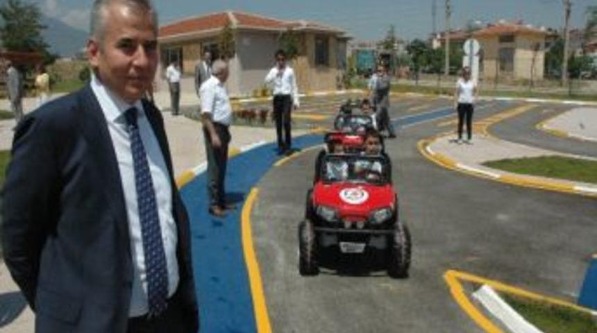 Denizli'de &Ccedil;ocuklara Trafik Eğitim Parkı