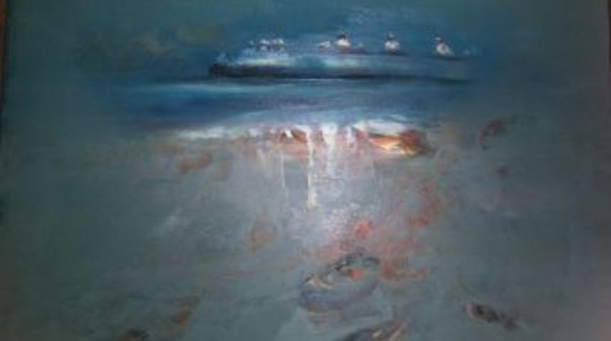 Beden Eğitimi &Ouml;ğretmeni Muzaffer Kutlusan&rsquo;dan Soyut Resimler Sergisi