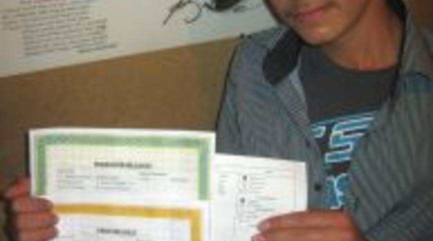 Kağızman&rsquo;da karne ve teşekk&uuml;r sevinci