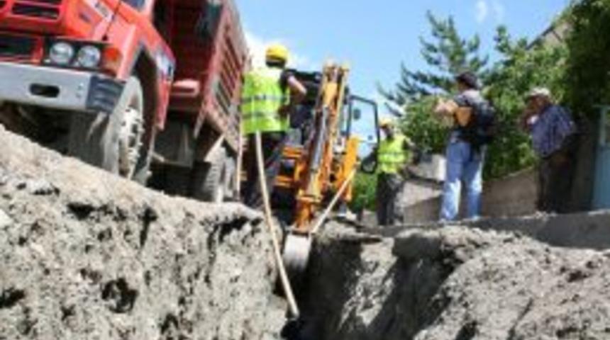 Doğalgaz &Ccedil;alışmaları Devam Ediyor