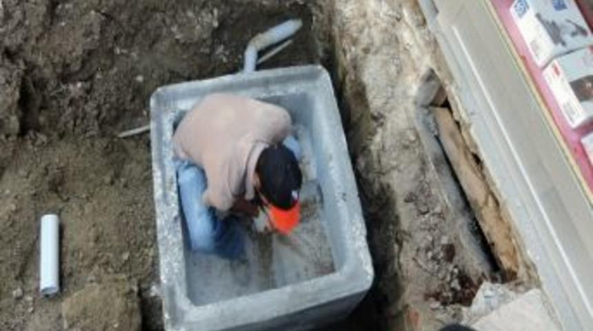 Malkara Belediyesi Kanalizasyonların Ev Bağlantılarını Yapmaya Başladı