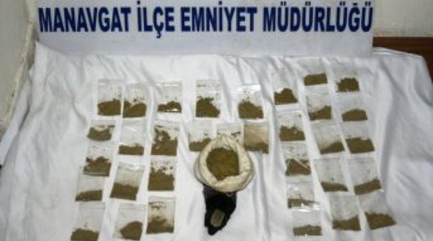 Manavgat Polisi, Satışa Hazır 900 Gram Kubar Esrar Ele Ge&ccedil;irdi