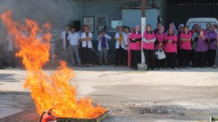Burdur itfaiyesi eğitimlere devam ediyor