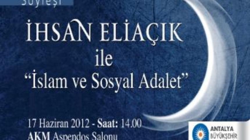 İlahiyat&ccedil;ı-yazar İhsan Elia&ccedil;ık Antalyalılarla Buluşacak