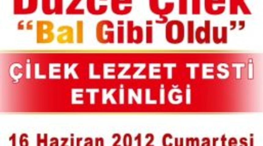 &Ccedil;ilet Lezzet Testi Cumartesi G&uuml;n&uuml; Ger&ccedil;ekleştirilecek