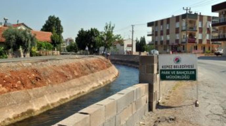 DSİ Kanalının &Ccedil;evresi G&uuml;zelleşiyor