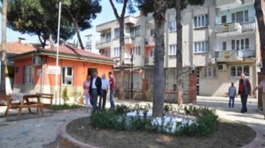 Nazilli'de B&uuml;fe Ve Parkın &Ccedil;evre D&uuml;zenlemeleri Tamamlandı