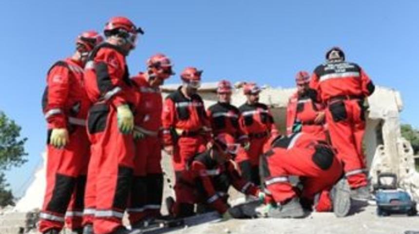 Sancaktepe&rsquo;de arama kurtarma tatbikatı