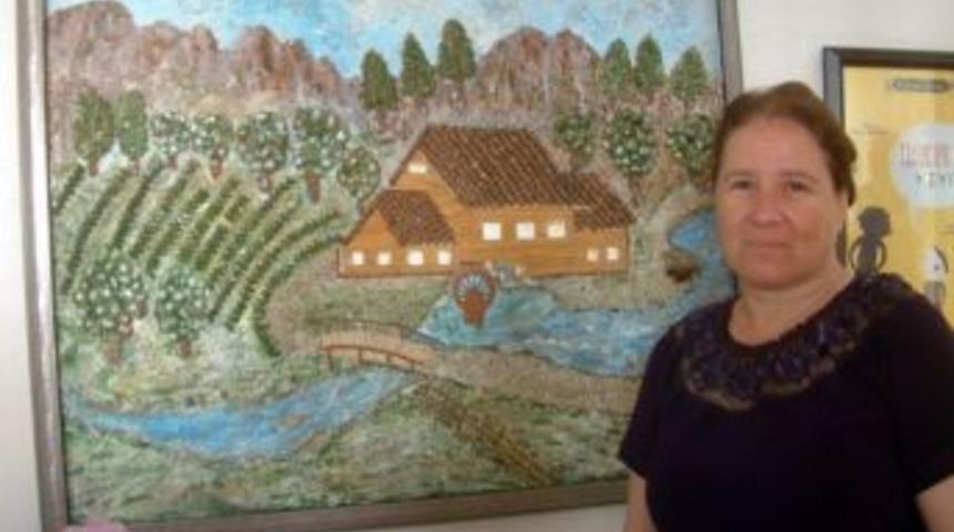 &Ccedil;ekirdek Kabukları Tablo Oldu