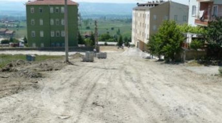 Domani&ccedil;'te Cadde Ve Sokaklara Parke Taşı