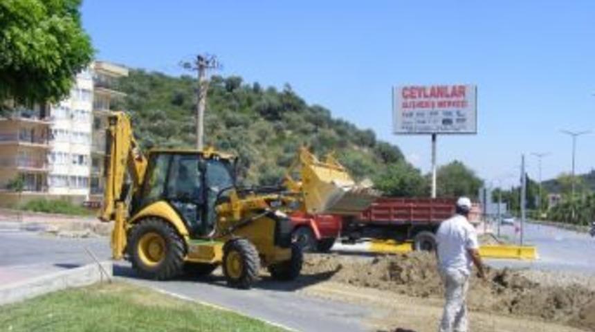 S&ouml;ke&rsquo;de Yenikent Kavşağına Sinyalizasyon
