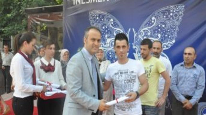 İnesmek Kursiyerleri Eserlerini G&ouml;r&uuml;c&uuml;ye &Ccedil;ıkardı