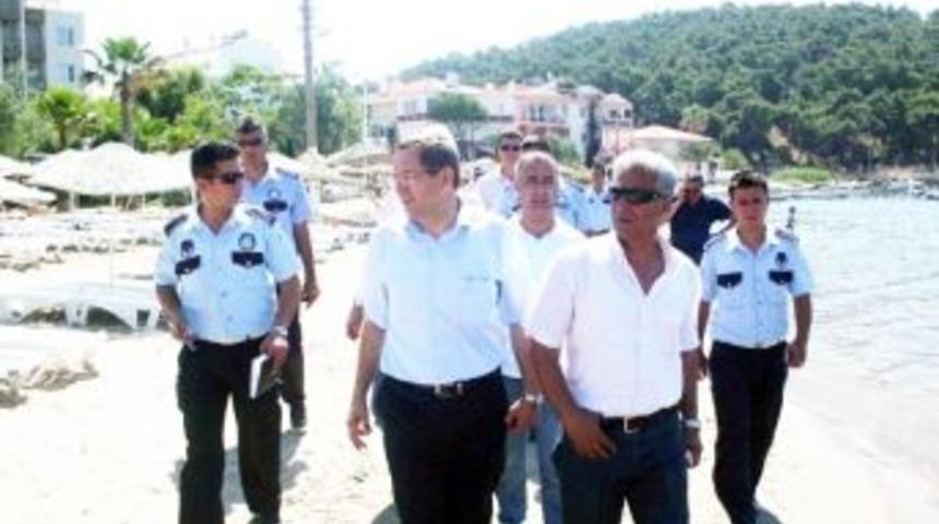Ergin&rsquo;den Sarımsaklı Sahiline Sıkı Denetim